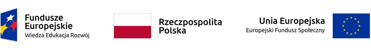 Loga: Fundusze Europejskie, Rzeczpospolita Polska, Unia Europejska